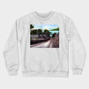 Millport, Scotland. Coastal drawing. Crewneck Sweatshirt